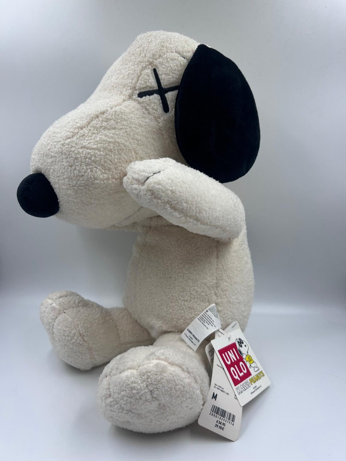Kaws x Peanuts - Snoopy White Plush Toy (Medium)