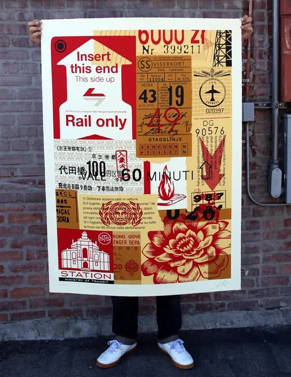 Shepard Fairey - Station To Station I (Large Format) (Printer's Proof)