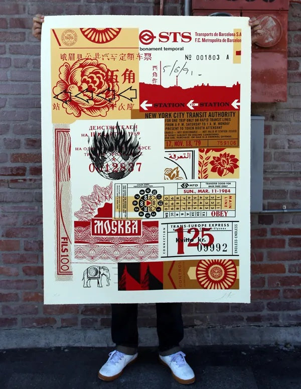 Shepard Fairey - Station To Station II (Large Format) (Printer's Proof)