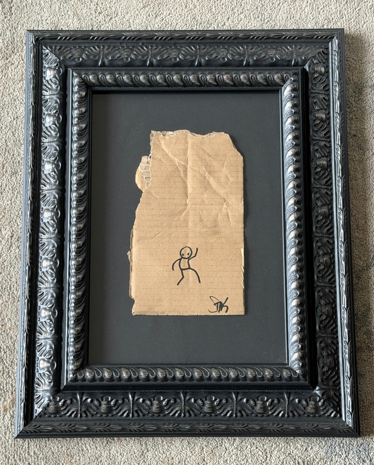 Stik - Original on Cardboard