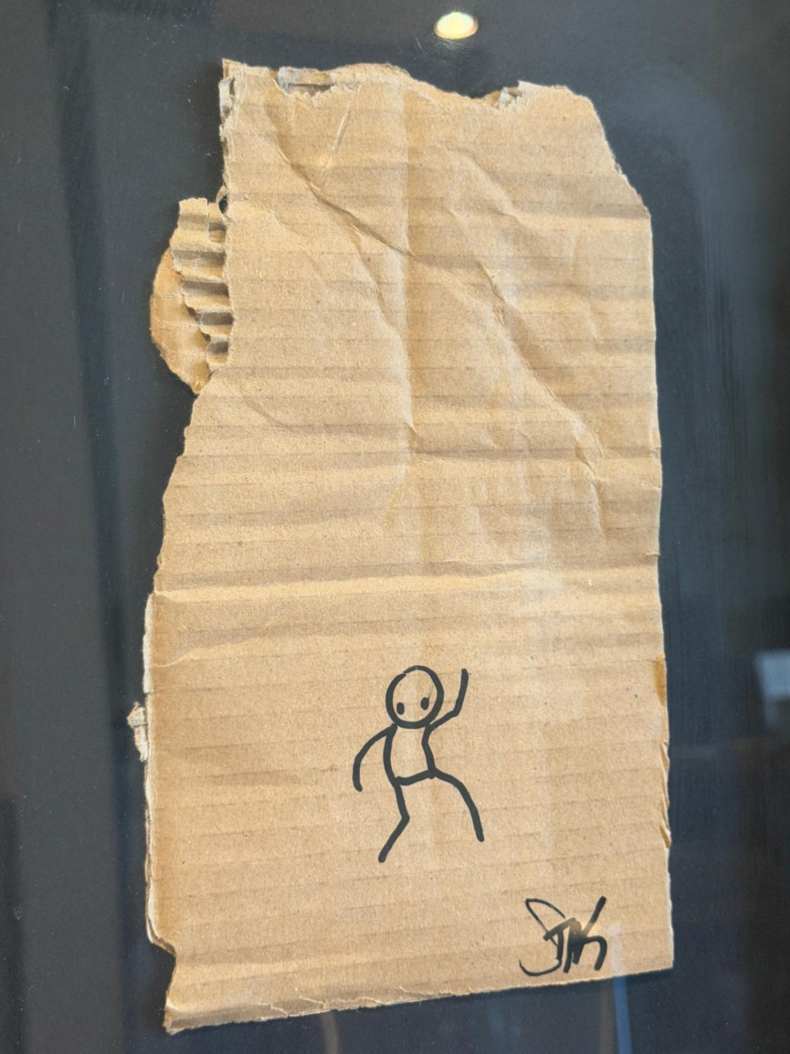 Stik - Original on Cardboard