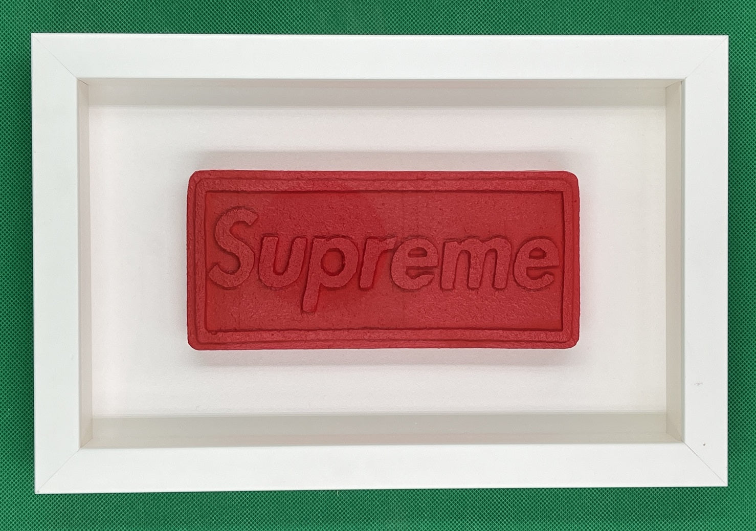 Dean Zeus Colman  - Love Is A Drug (Supreme Box Logo) (Red On White)