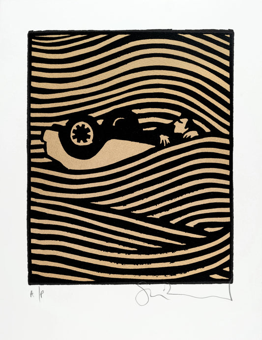 Stanley Donwood - Upturn (Gold)
