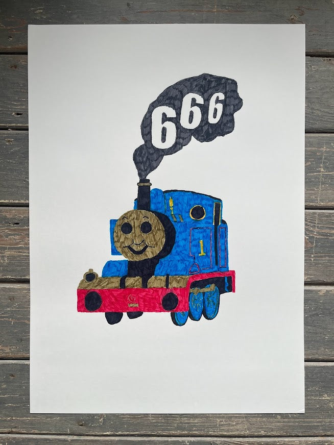 Listen04 - 666 (A2 Original)