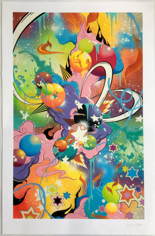 Andrew Mcattee - Genie's Out - Rare Signed giclee print