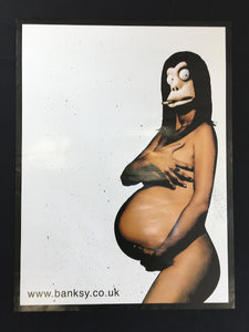 Banksy Danger Monkey (pregnant)
