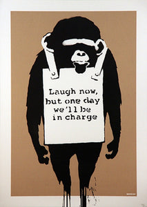 Banksy - Laugh Now - Unsigned Print / Screenprint