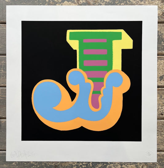 Ben Eine - Letter J