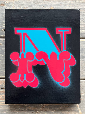 Ben Eine - Letter N Canvas
