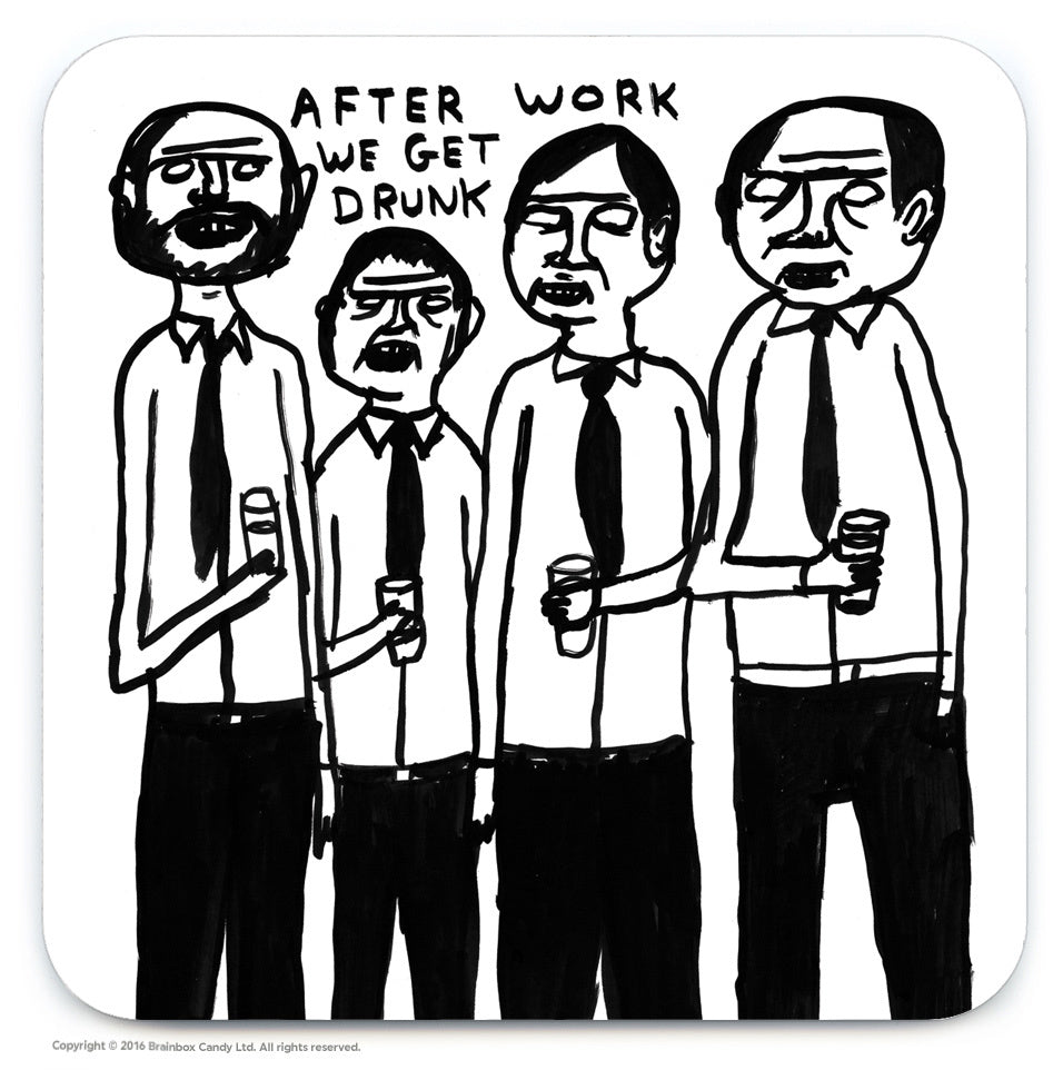 David Shrigley Coaster