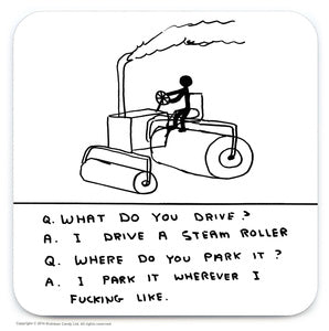 David Shrigley Coaster