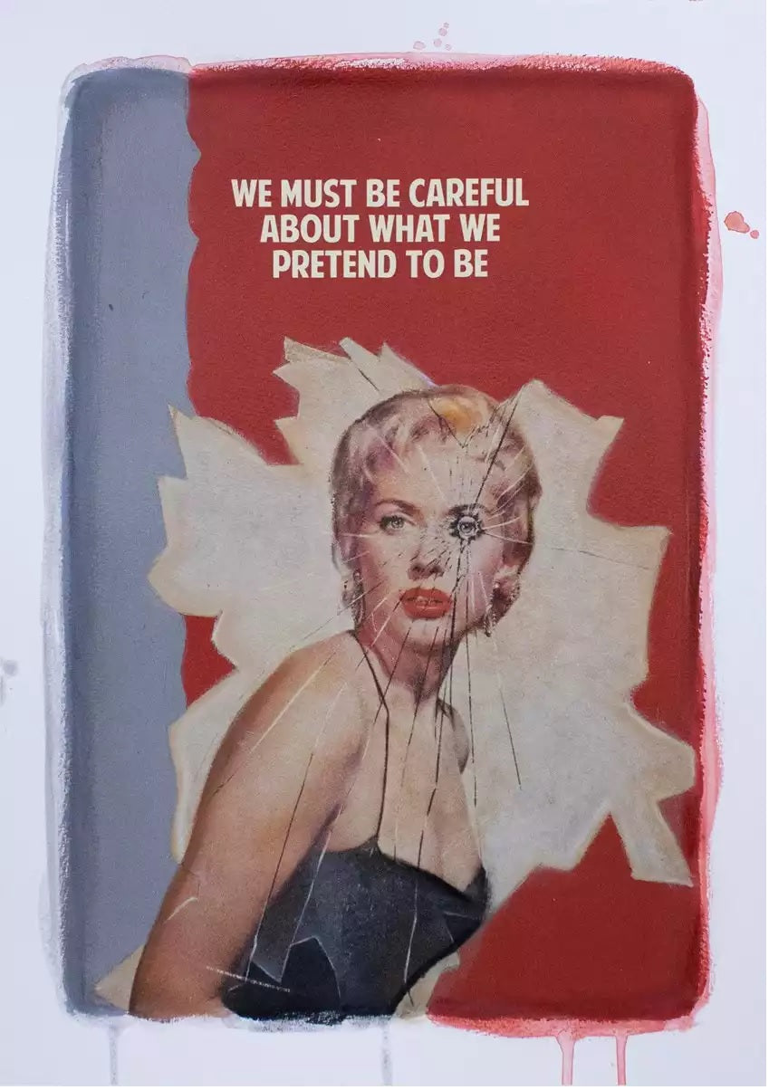 The Connor Brothers - We Must Be Careful (Red) (Framed Hand-Finished Print)