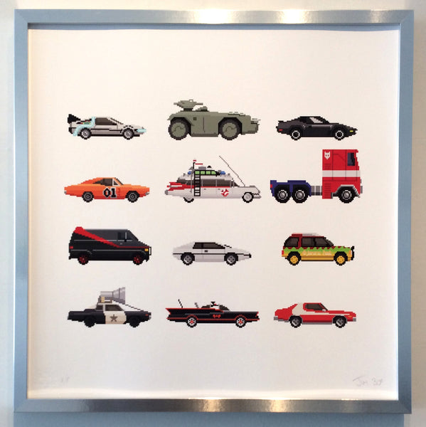 30 Squared - Auto All-Stars - Signed Print by Jim'll Paint It