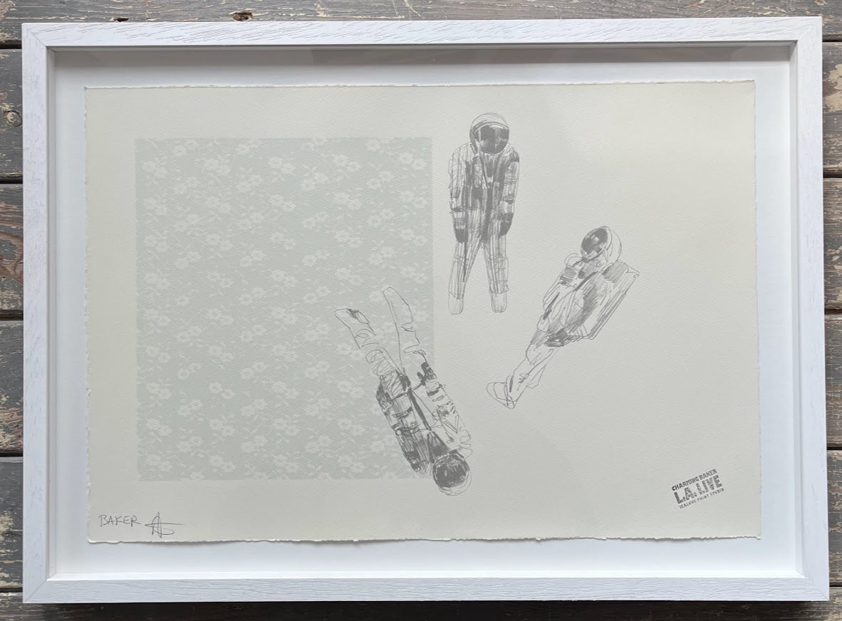 Charming Baker - Astronauts (LA Print) (Framed)