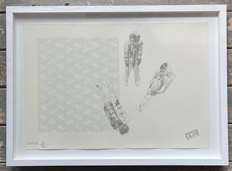 Charming Baker - Astronauts (LA Print) (Framed)