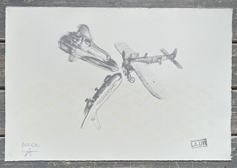 Charming Baker - Airplanes (LA Print) (Version 2)