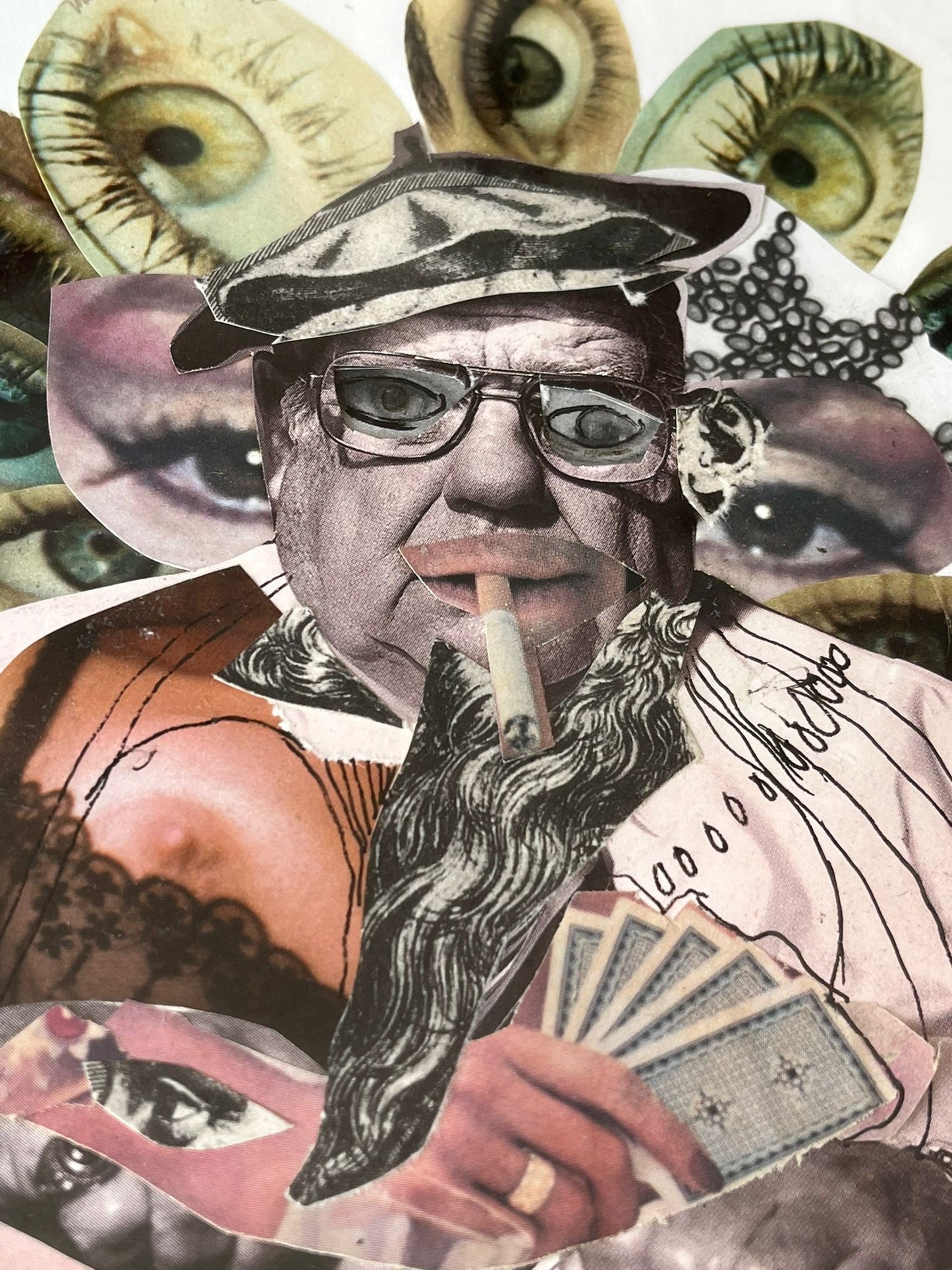 Judith Supine - Untitled Collage