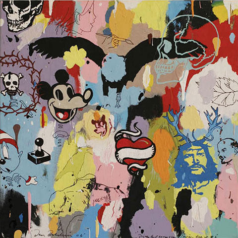 Dan Baldwin - Disneyland Horror Show Politics Fuck Up #2 - Signed Print