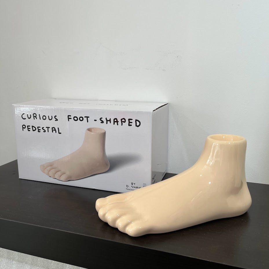 David Shrigley - Curious Foot-Shaped Pedestal