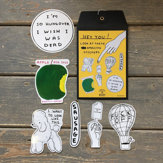 David Shrigley - Sticker Pack (View to see choices)