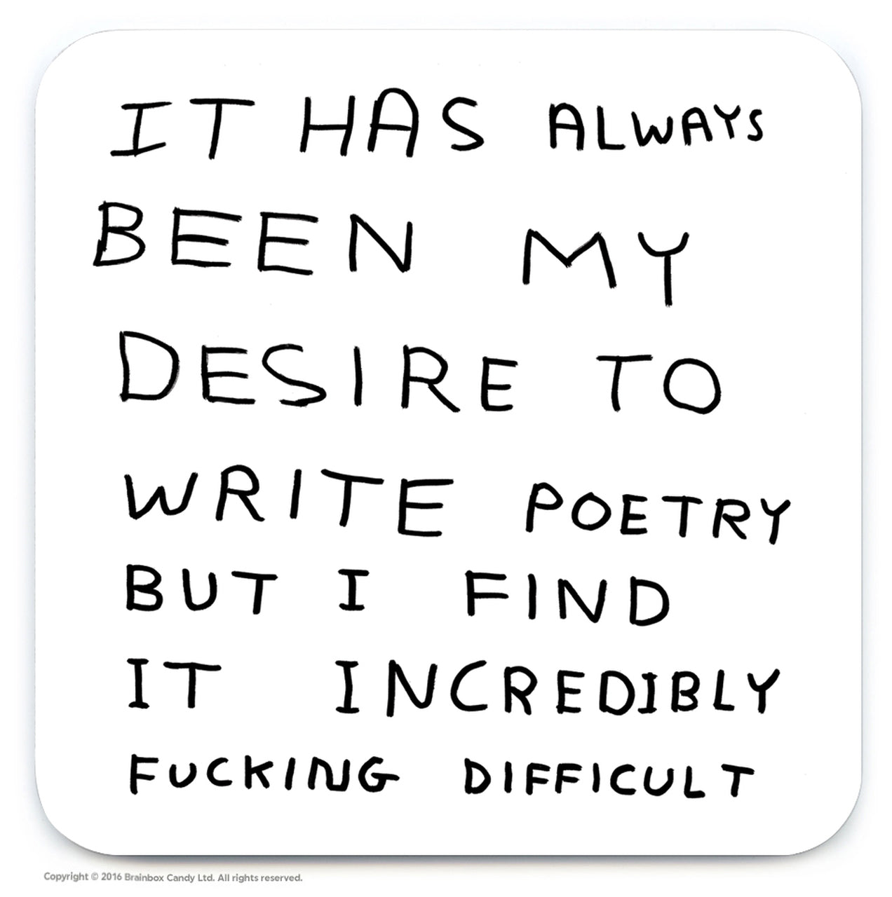 David Shrigley - Coasters (View For Choices!)