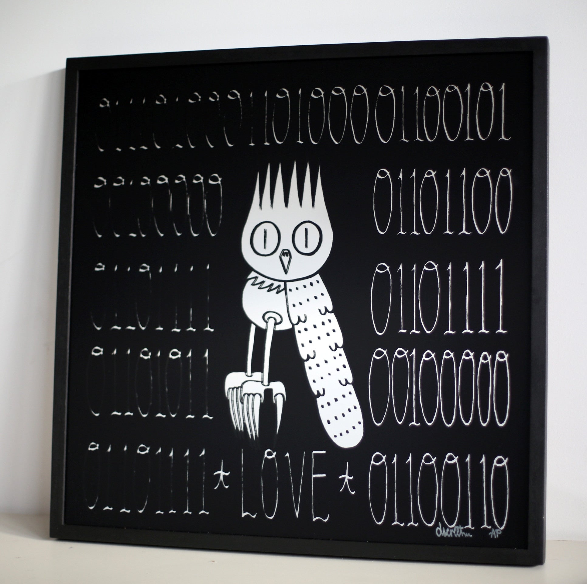 Dscreet - The Look Of Love Print - Screenprint on Mirror