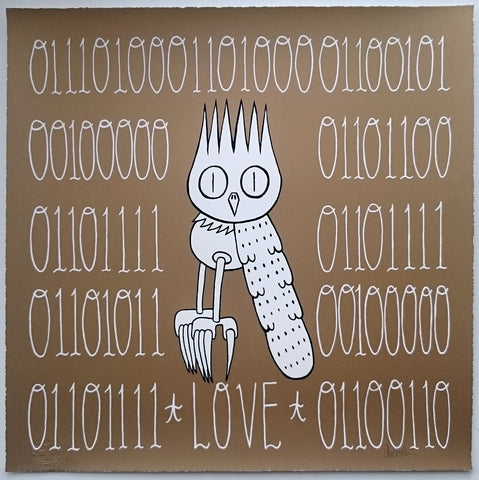 Dscreet - The Look Of Love Screenprint - Signed Street Art Print