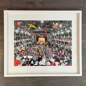 Sir Peter Blake - Marcel Duchamp World Tour (Large Signed & Framed Print)