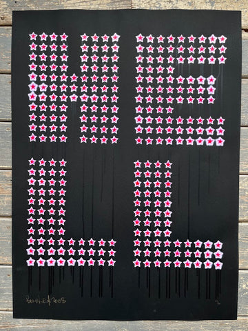 Ben Eine - Hell (Pink)
