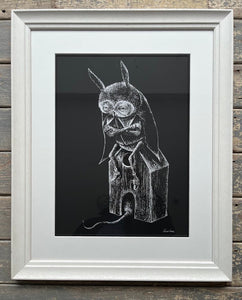 Ericailcane - Untitled Screenprint (Framed) (Rare edition of 4!)