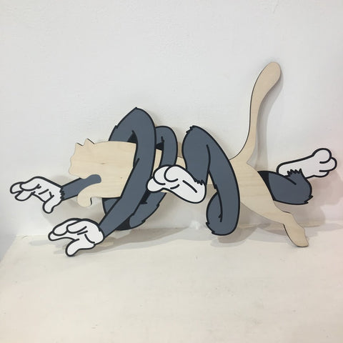 Ermsy - Take It Easy Sport - Puma - Grey - Signed Screen Print