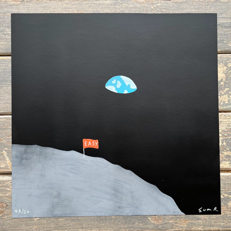 Euan Roberts - Easy Moon (Hand-Painted Multiple)