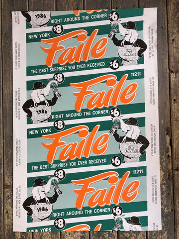 Faile - Rare Poster/Paste Up Print