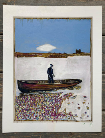 Billy Childish - Moonrise On River