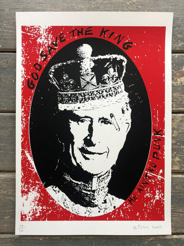 Ziggy - God Save The King (RED) - Punk - Jamie Reid - GSTQ 