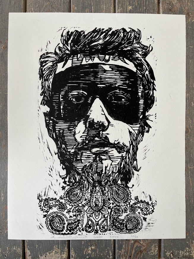 Gaia - Ian (Signed Linocut)