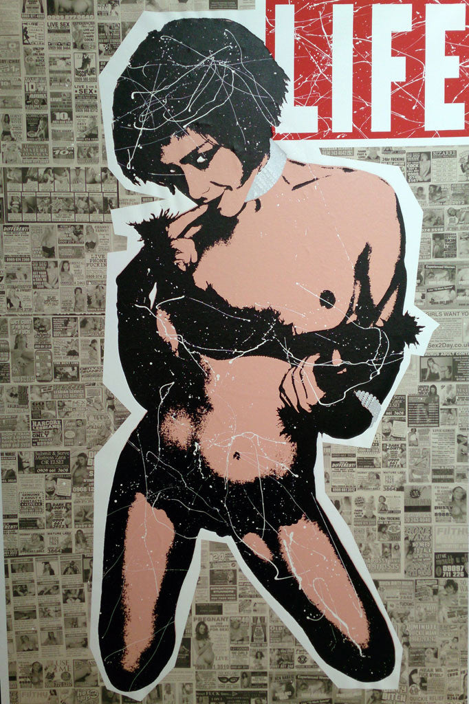 Goldie - Life Ain't Black & White - Large Original Canvas