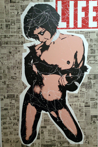 Goldie - Life Ain't Black & White - Large Original Canvas