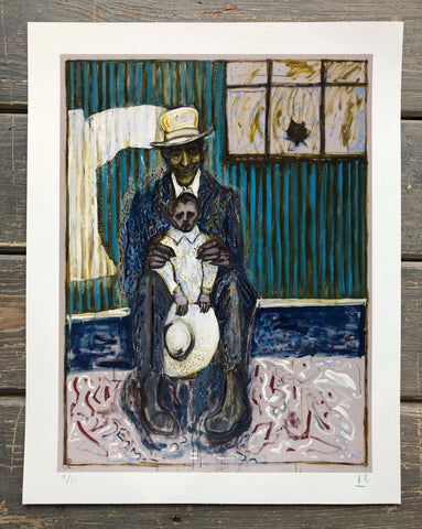 Billy Childish - Boy Holding Hat (John Fante)