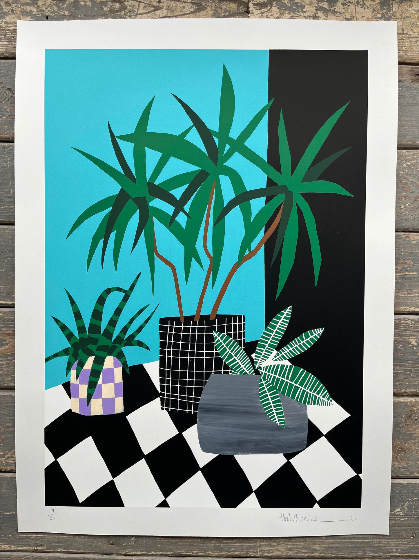 HelloMarine - Salade (Hand-Finished Screenprint)