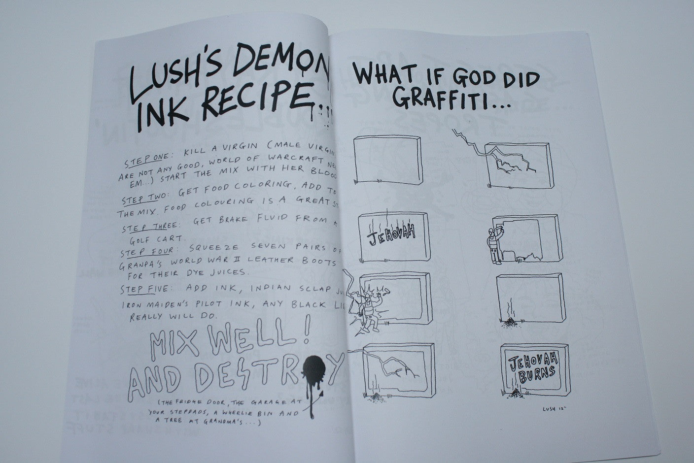 Lush - London Zine - Signed Original Australia Graffiti Artist Numbered Limited Edition