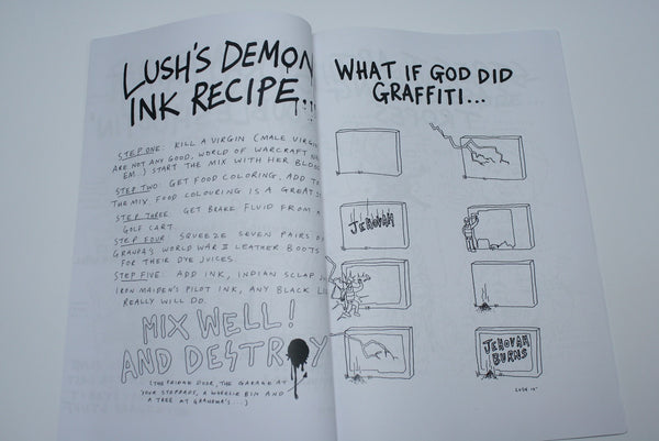 Lush - London Zine - Signed Original Australia Graffiti Artist Numbered Limited Edition