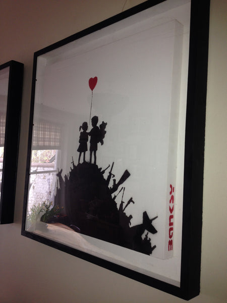 Banksy - Kids On Guns - Original Canvas - Edition of 25