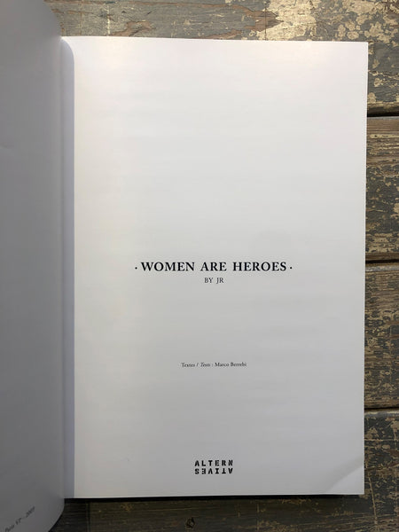 JR - Women Are Heroes Book (Very Rare Hand-Pasted Cover)