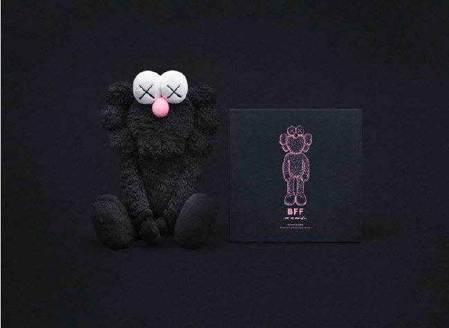 Kaws - BFF Plush in Black - Limited Edition of 3000