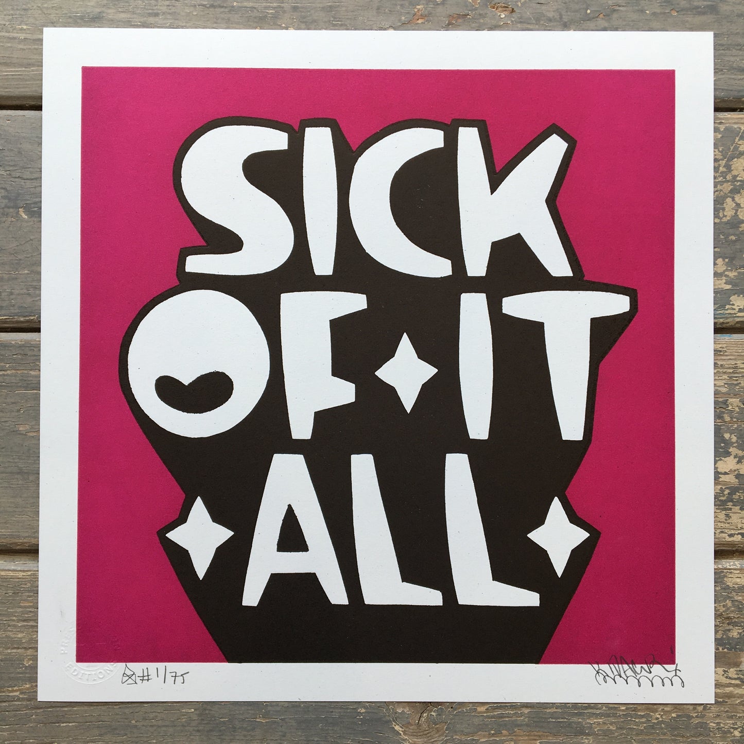 Kid Acne - Sick Of It All (Pink)