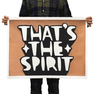 Kid Acne - That's the Spirit- Copper- Print