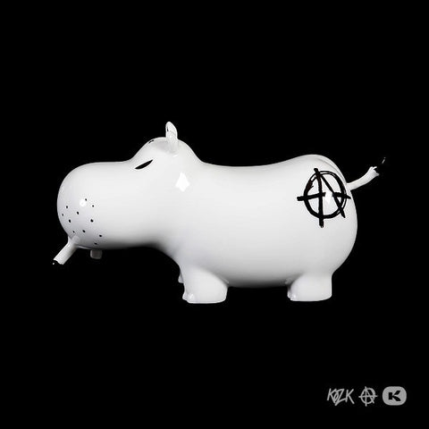 Frank Kozik - Anarchy Potamus (Black)