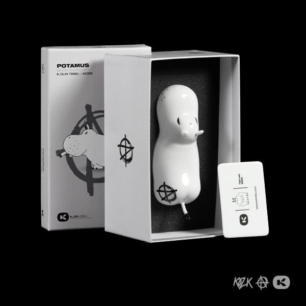 Frank Kozik - Anarchy Potamus (Black)