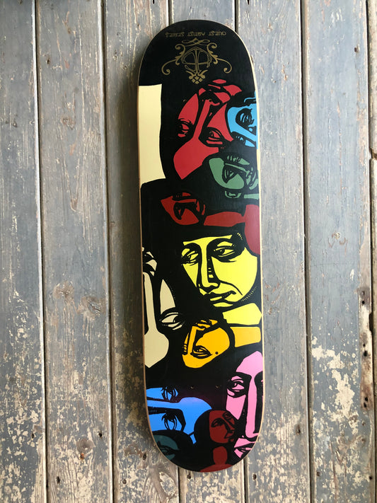 Labrona -  Multi-Coloured Heads Skate Decks (Screen-Printed)